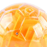 Maxbell 3D Puzzle Game Ball Brain Teaser Puzzles for Teens Boys Girls Ages 5+ Yellow