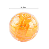 Maxbell 3D Puzzle Game Ball Brain Teaser Puzzles for Teens Boys Girls Ages 5+ Yellow
