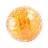 Maxbell 3D Puzzle Game Ball Brain Teaser Puzzles for Teens Boys Girls Ages 5+ Yellow