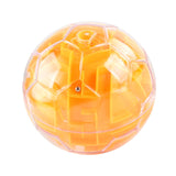 Maxbell 3D Puzzle Game Ball Brain Teaser Puzzles for Teens Boys Girls Ages 5+ Yellow