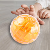 Maxbell 3D Puzzle Game Ball Brain Teaser Puzzles for Teens Boys Girls Ages 5+ Yellow