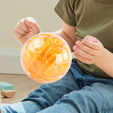 Maxbell 3D Puzzle Game Ball Brain Teaser Puzzles for Teens Boys Girls Ages 5+ Yellow