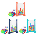 Maxbell 3D Blocks Puzzle Portable 3D Puzzles for Kids 3 4 5 6 7 8 9 10 Year Old Gift Orange