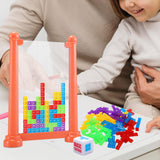 Maxbell 3D Blocks Puzzle Portable 3D Puzzles for Kids 3 4 5 6 7 8 9 10 Year Old Gift Orange