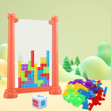 Maxbell 3D Blocks Puzzle Portable 3D Puzzles for Kids 3 4 5 6 7 8 9 10 Year Old Gift Orange