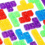 Maxbell 3D Blocks Puzzle Portable 3D Puzzles for Kids 3 4 5 6 7 8 9 10 Year Old Gift Dark Blue