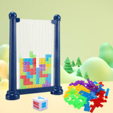 Maxbell 3D Blocks Puzzle Portable 3D Puzzles for Kids 3 4 5 6 7 8 9 10 Year Old Gift Dark Blue