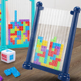 Maxbell 3D Blocks Puzzle Portable 3D Puzzles for Kids 3 4 5 6 7 8 9 10 Year Old Gift Dark Blue