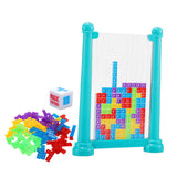 Maxbell 3D Blocks Puzzle Portable 3D Puzzles for Kids 3 4 5 6 7 8 9 10 Year Old Gift Blue