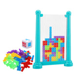 Maxbell 3D Blocks Puzzle Portable 3D Puzzles for Kids 3 4 5 6 7 8 9 10 Year Old Gift Blue