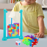 Maxbell 3D Blocks Puzzle Portable 3D Puzzles for Kids 3 4 5 6 7 8 9 10 Year Old Gift Blue