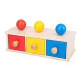Maxbell Object Permanence Box Baby Development Toy for Children Valentines Day Gifts 3 Drawers