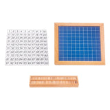 Maxbell Math Learning 1-100 Number Board Educational Hundred Board Game Toy for Gift