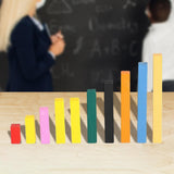 Maxbell 10x Math Number Rods Counting Activity Preschool Geometry Math Manipulatives