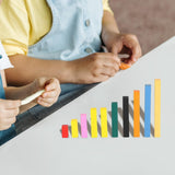 Maxbell 10x Math Number Rods Counting Activity Preschool Geometry Math Manipulatives