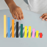 Maxbell 10x Math Number Rods Counting Activity Preschool Geometry Math Manipulatives