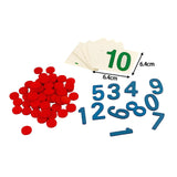Maxbell Montessori Cards & Counters Training for Homeschool Early Childhood Children Style A