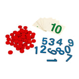 Maxbell Montessori Cards & Counters Training for Homeschool Early Childhood Children Style A