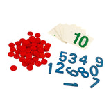Maxbell Montessori Cards & Counters Training for Homeschool Early Childhood Children Style A