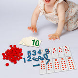 Maxbell Montessori Cards & Counters Training for Homeschool Early Childhood Children Style B