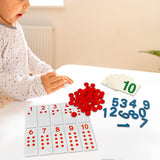 Maxbell Montessori Cards & Counters Training for Homeschool Early Childhood Children Style B