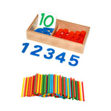 Maxbell Montessori Cards & Counters Training for Homeschool Early Childhood Children Style C