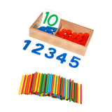 Maxbell Montessori Cards & Counters Training for Homeschool Early Childhood Children Style C