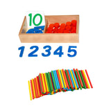 Maxbell Montessori Cards & Counters Training for Homeschool Early Childhood Children Style C