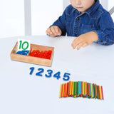 Maxbell Montessori Cards & Counters Training for Homeschool Early Childhood Children Style C