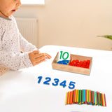 Maxbell Montessori Cards & Counters Training for Homeschool Early Childhood Children Style C