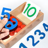 Maxbell Montessori Cards & Counters Training for Homeschool Early Childhood Children Style C
