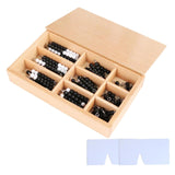 Maxbell Math Learning Toy Kids Mathematics Learning for Children Ages 3-5 Boys Girls Black White Beads