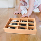 Maxbell Math Learning Toy Kids Mathematics Learning for Children Ages 3-5 Boys Girls Black White Beads