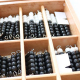 Maxbell Math Learning Toy Kids Mathematics Learning for Children Ages 3-5 Boys Girls Black White Beads