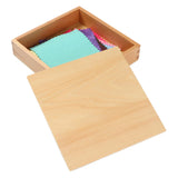 Maxbell Montessori Fabric Box Kids Color Cognition for Holiday Present Teaching Aids