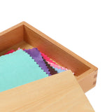 Maxbell Montessori Fabric Box Kids Color Cognition for Holiday Present Teaching Aids