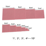 Maxbell Math Toy Education Toy Counting Cubes Teaching Aids Math Cube for Boys Kids