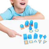 Maxbell Montessori Toy Practicing Fine Motor Skills Shape Puzzle Geometry Puzzle Set