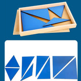 Maxbell Montessori Toy Geometric Shapes Board Educational Toy Wooden Geometry Puzzle