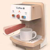 Coffee Maker Toy Montessori Toy Role Play Toy for Age 3 4 5 6 Birthday Gifts