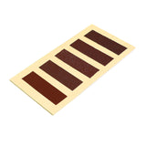 Maxbell Montessori Toy Geometric Shapes Board Portable Exercising Wooden Touching Board