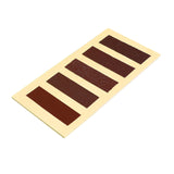 Maxbell Montessori Toy Geometric Shapes Board Portable Exercising Wooden Touching Board