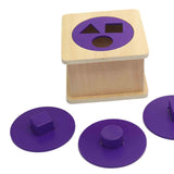 Maxbell Montessori Wooden Puzzle Shape Matching Game Fine Motor Skills for Kids Baby