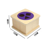 Maxbell Montessori Wooden Puzzle Shape Matching Game Fine Motor Skills for Kids Baby