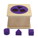Maxbell Montessori Wooden Puzzle Shape Matching Game Fine Motor Skills for Kids Baby