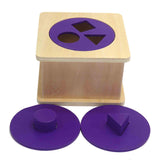 Maxbell Montessori Wooden Puzzle Shape Matching Game Fine Motor Skills for Kids Baby
