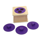 Maxbell Montessori Wooden Puzzle Shape Matching Game Fine Motor Skills for Kids Baby