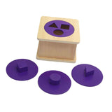 Maxbell Montessori Wooden Puzzle Shape Matching Game Fine Motor Skills for Kids Baby