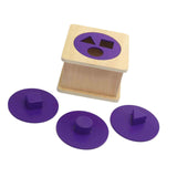 Maxbell Montessori Wooden Puzzle Shape Matching Game Fine Motor Skills for Kids Baby