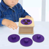 Maxbell Montessori Wooden Puzzle Shape Matching Game Fine Motor Skills for Kids Baby
